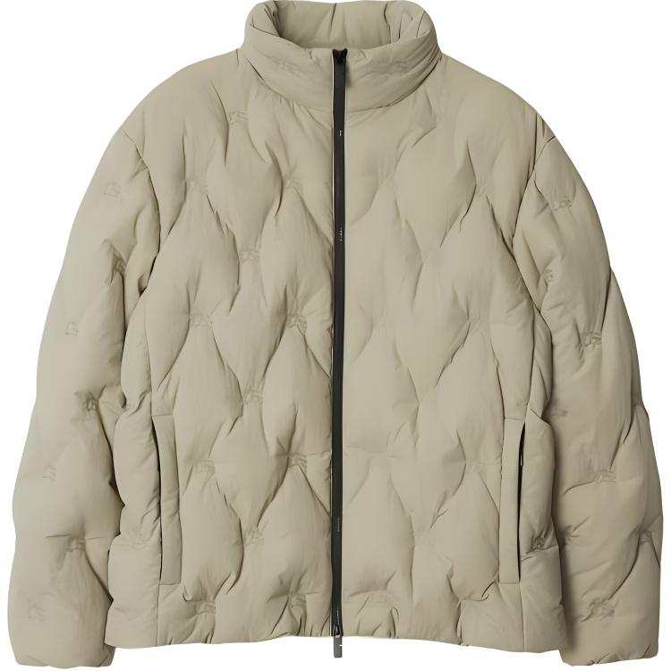 Burberry SS24 Down Jacket Men's Gray Cyan