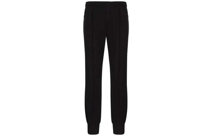 EMPORIO ARMANI FW22 Knitted Sweatpants Men's Black