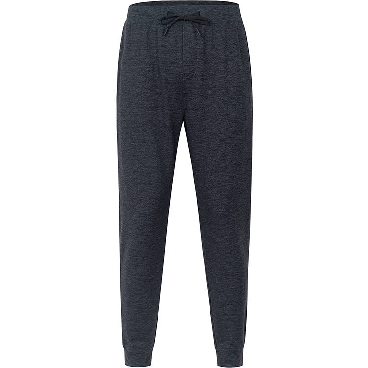 MOLY VIVI Knitted Sweatpants Men's Blue And Black Floral Yarn Moderate Straight Fit Pants