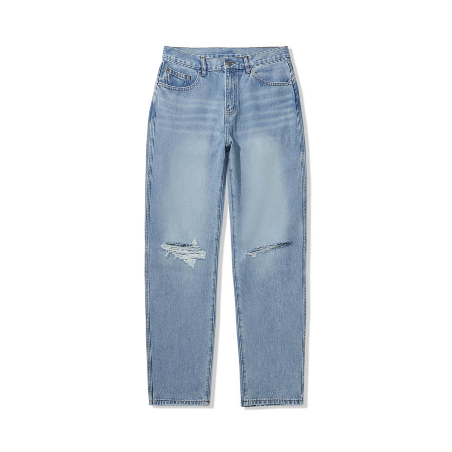 Li-Ning Li Ning x PLEASURES Jeans Men's Light Blue Denim