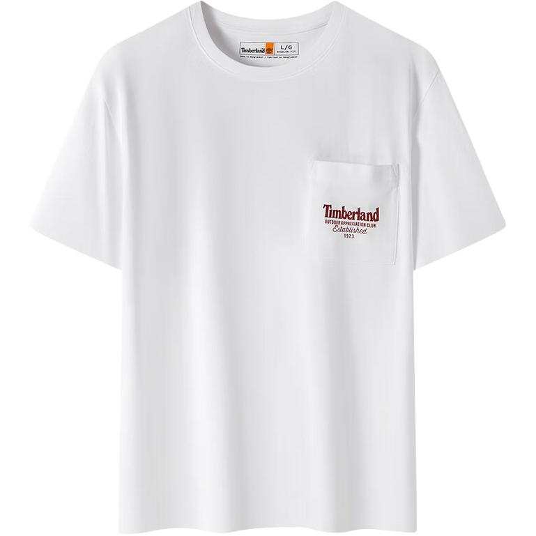 Timberland T Shirt Men's 100 White