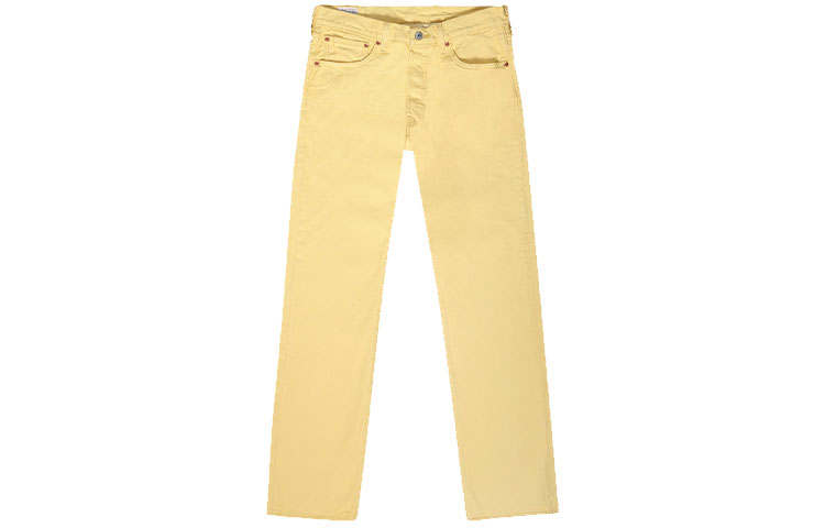 Levis Levis Jeans Men's Yellow Moderate Straight Fit Pants