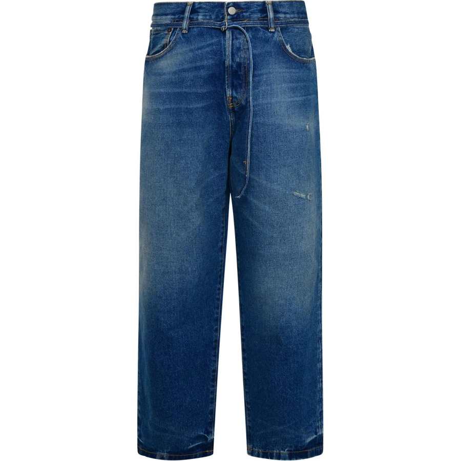 Acne Studios Acne Studios Jeans Men's Blue Moderate Straight Fit Pants