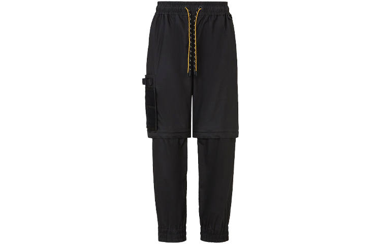 FENDI Casual Pants Men's Black Moderate Straight Fit Pants