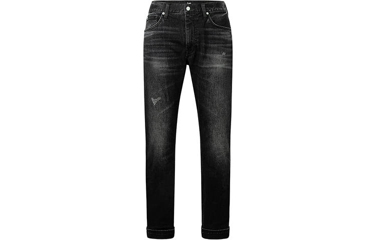 Lee Lee Jeans Men's Black Moderate Straight Fit Pants