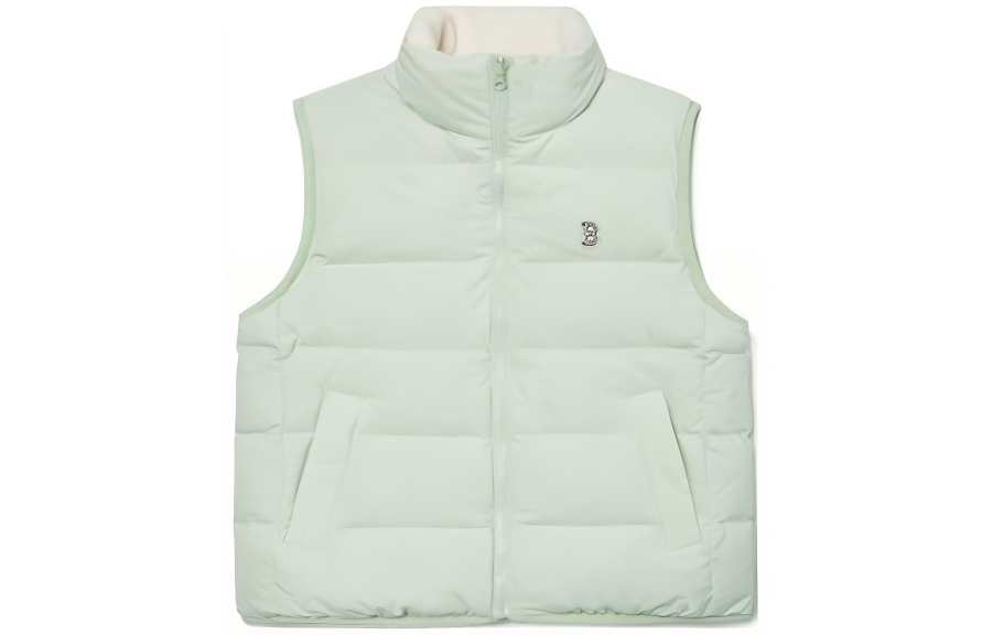 MLB MLB Down Jackets Unisex Green Stand Collar Moderate Reversible
