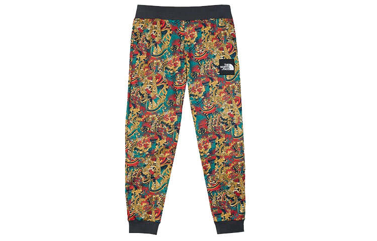 THE NORTH FACE Knitted Sweatpants Men's Multicolor Moderate Cuffed Pants