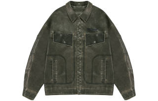 BJHG Leather Jackets Unisex Lapel Moderate