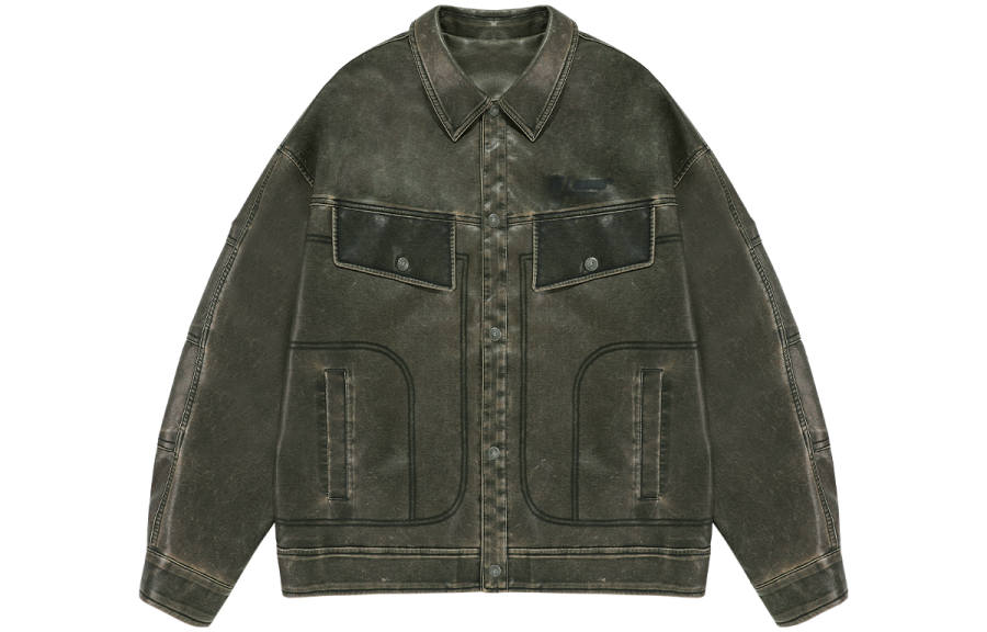 BJHG BJHG Leather Jackets Unisex Lapel Moderate
