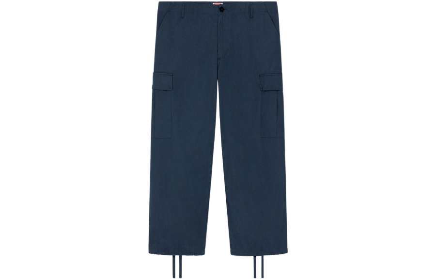 KENZO Mid Rise Straight Leg Cargo Trousers