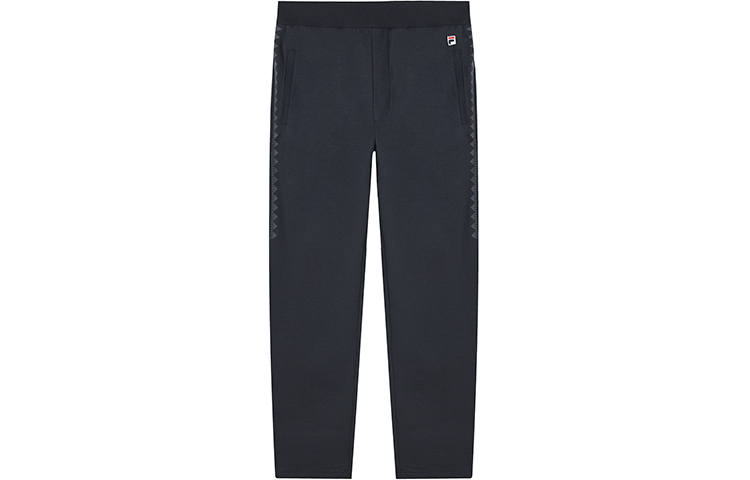 FILA Knitted Sweatpants Men's Legend Blue Moderate Straight Fit Pants