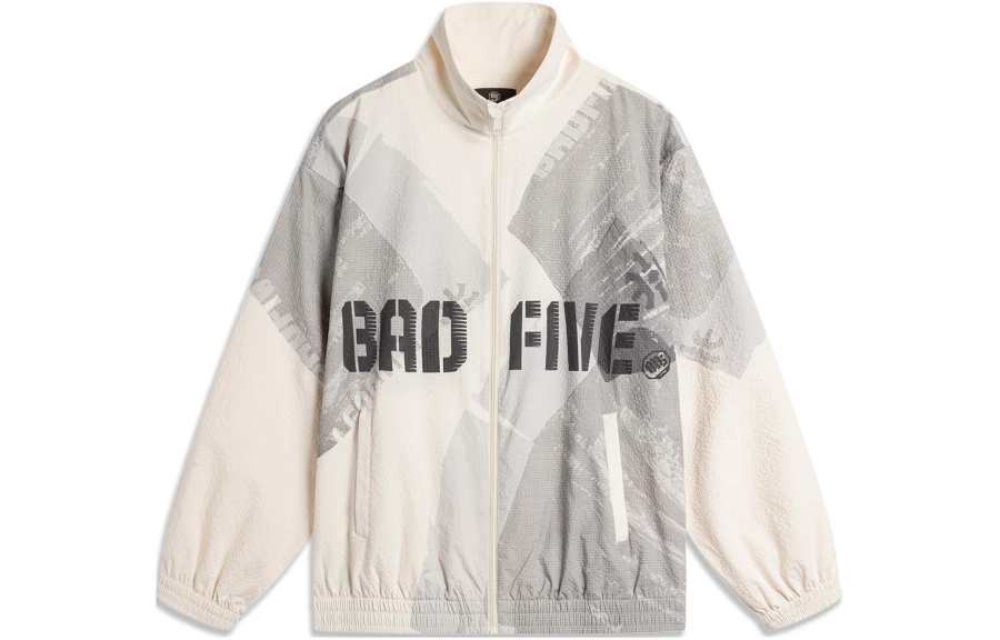 Li-Ning Li Ning Badfive Trench Coat Men's Light Antique Yellow All Over Print