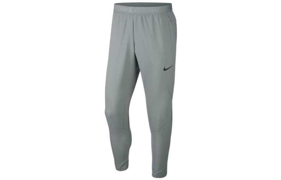 Nike Nike Knitted Sweatpants Men's Gray Moderate Straight Fit Pants