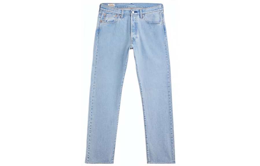 Levis Levis Jeans Men's Washed Blue Moderate Straight Fit Pants