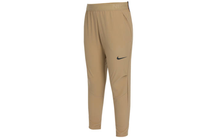 Nike Nike Knitted Sweatpants Men's Khaki Moderate Slim Fit Pants