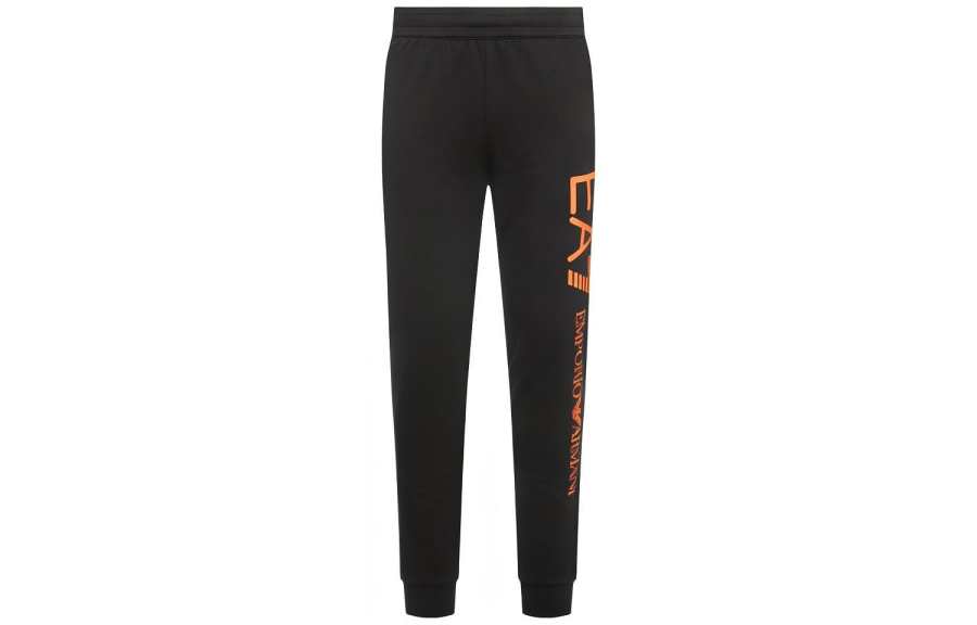 EMPORIO ARMANI EA7 Knitted Sweatpants Men's Black