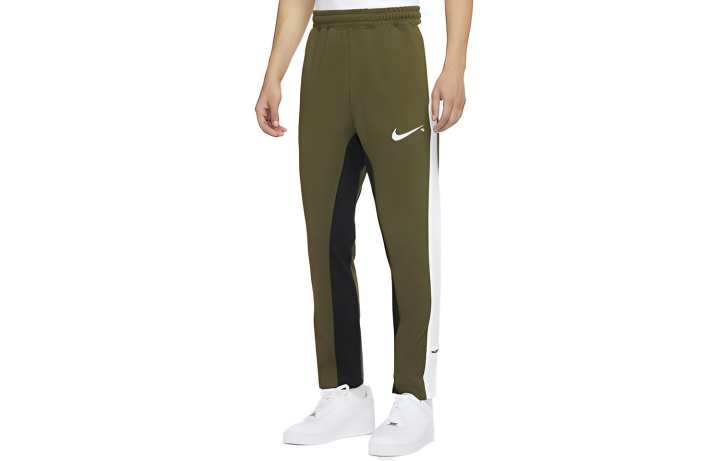 Nike Nike Knitted Sweatpants Men's Army Green Moderate Straight Fit Pants