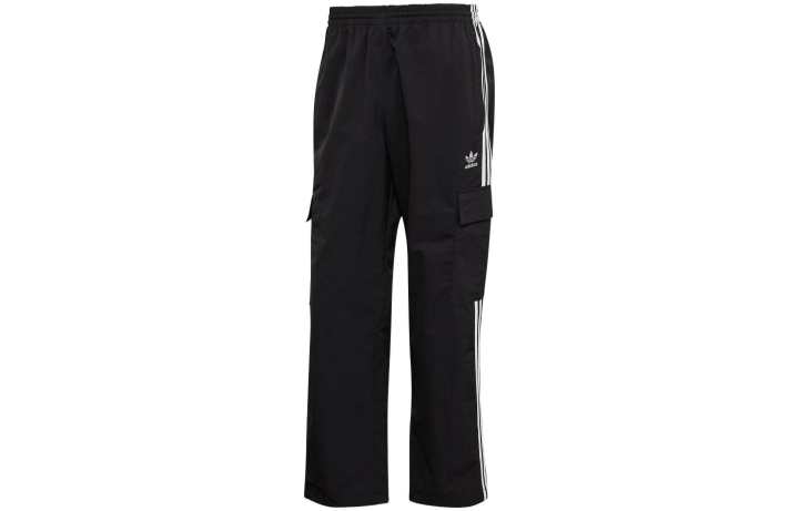 Adidas Adidas Knitted Sweatpants Men's Black Moderate Straight Fit Pants