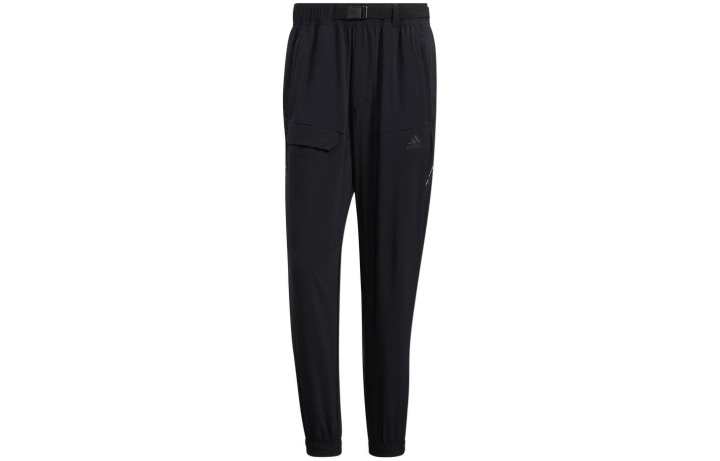 Adidas Adidas Knitted Sweatpants Men's Black Moderate Cuffed Pants