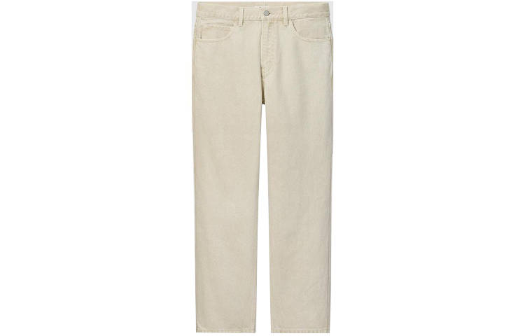 UNIQLO FW22 Casual Jeans Men's Light Beige