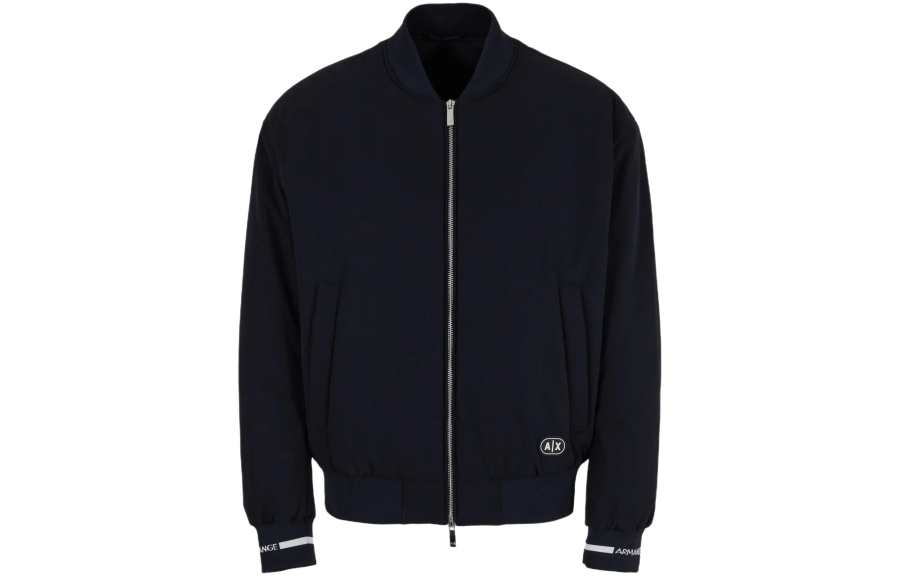 ARMANI EXCHANGE ARMANI EXCHANGE Logo appliqué Bomber Jacket