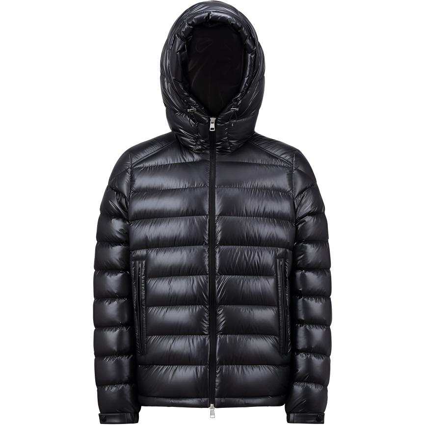 Moncler Moncler Besines Rib Bone Down Jacket Unisex Black