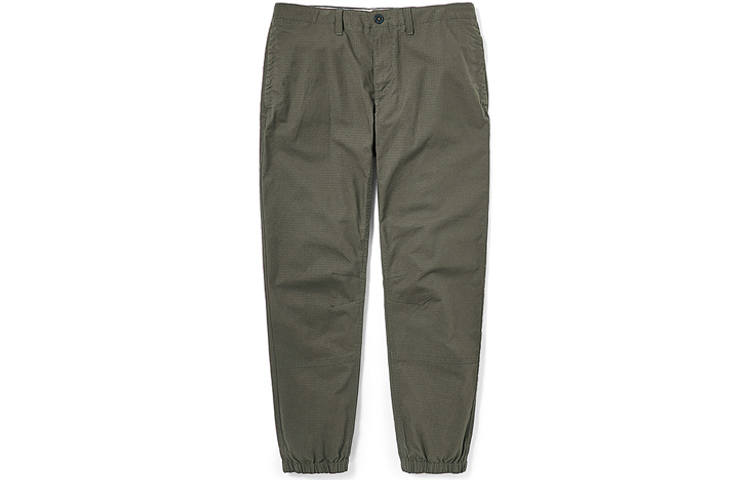 Timberland Knitted Sweatpants Men's Army Green Moderate Straight Fit Pants