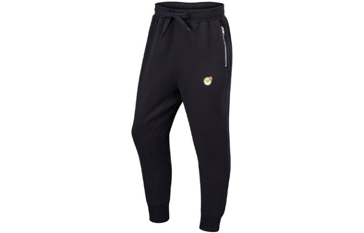 Nike Nike Knitted Sweatpants Men's Black Moderate Cuffed Pants