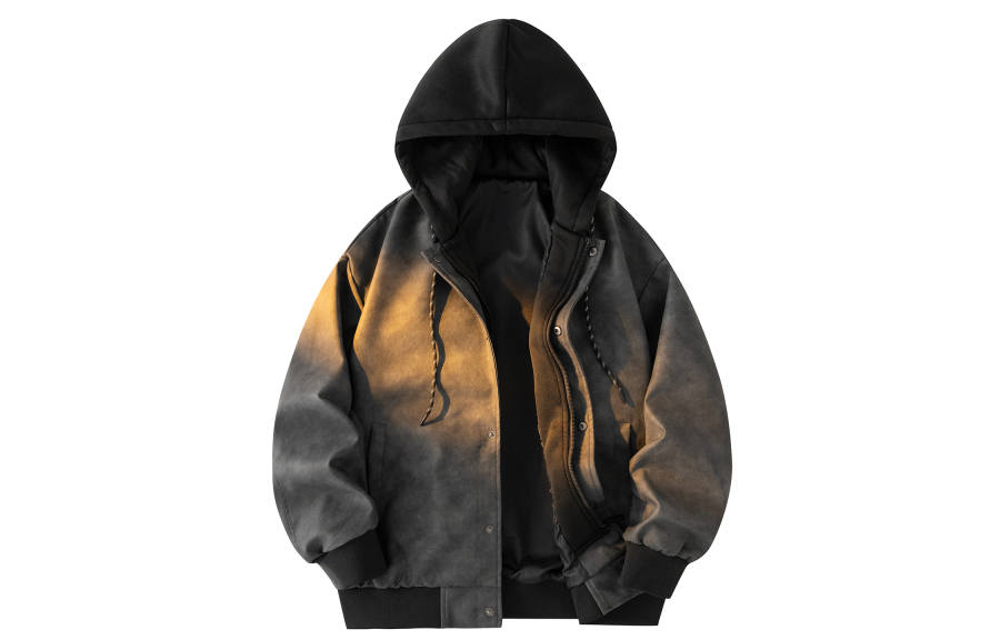 PAEFA PAEFA Leather Jackets Unisex Hooded Moderate