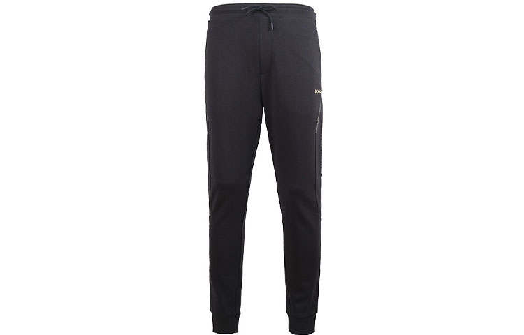 HUGO BOSS Knitted Sweatpants Men's Black