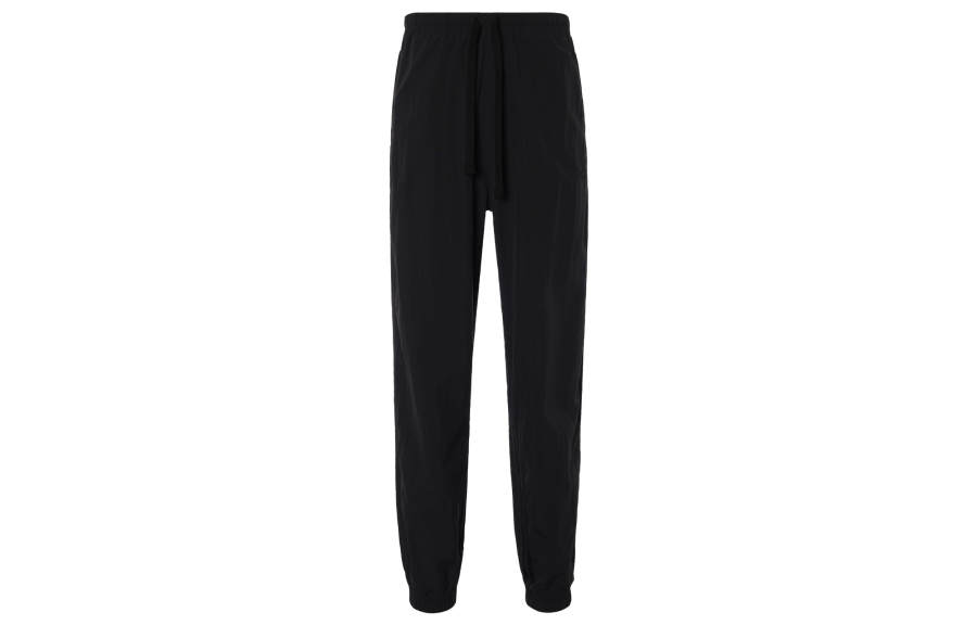 Adidas Originals Knitted Sweatpants Men's Black Moderate Cuffed Pants
