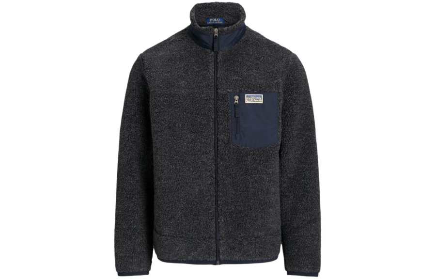 Polo Ralph Lauren High-neck Brushed-effect Cardigan