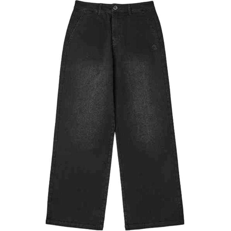 CLOT Jeans Men's Washed Black Moderate Straight Fit Pants