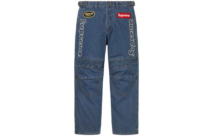 Supreme Supreme Vanson Leathers Cordura Denim Racing Pant