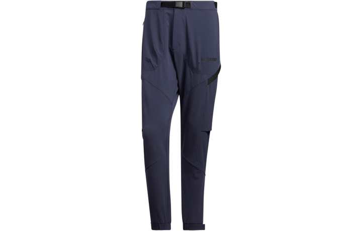 Adidas Adidas Knitted Sweatpants Men's Blue Moderate Skinny Pants