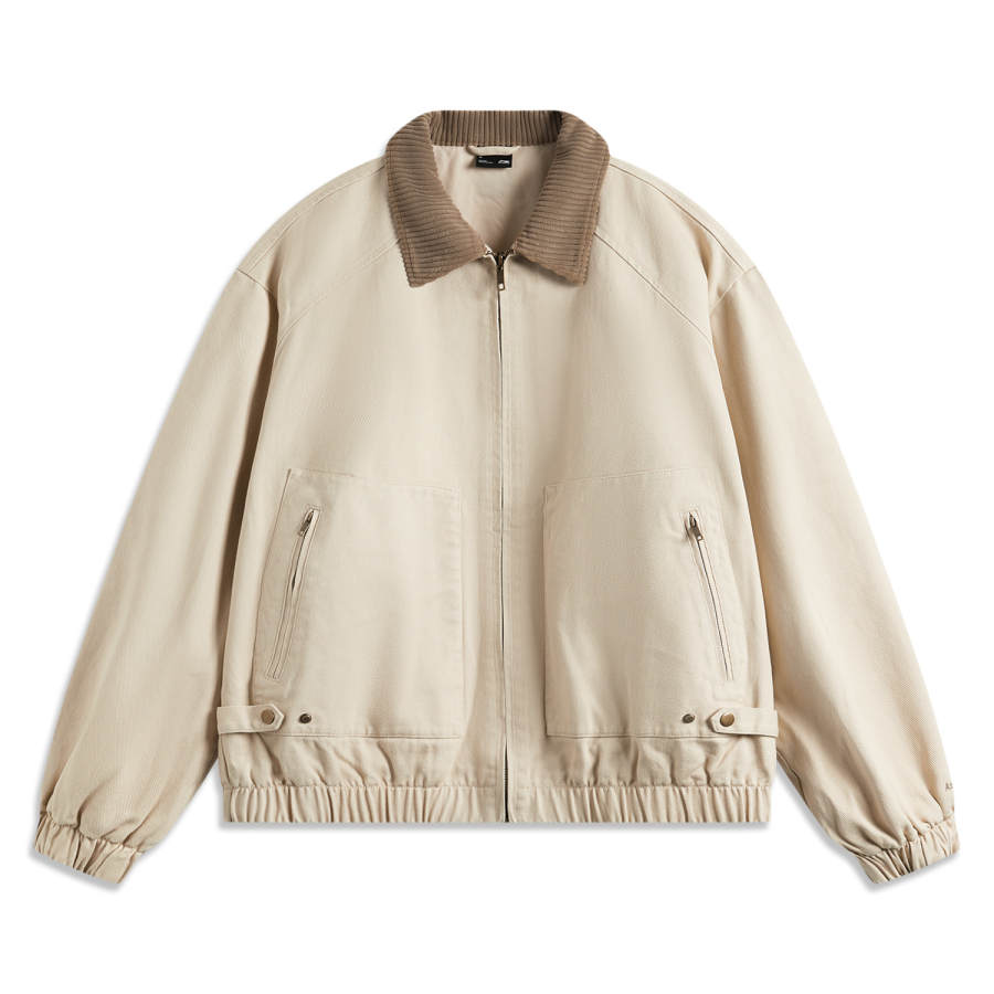 Li-Ning Li Ning Sports Fashion Collection Jackets & Coats Unisex Dusty Khaki