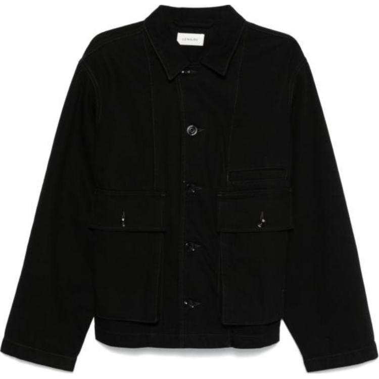 Lemaire Lemaire Long Sleeved Buttoned Denim Jacket