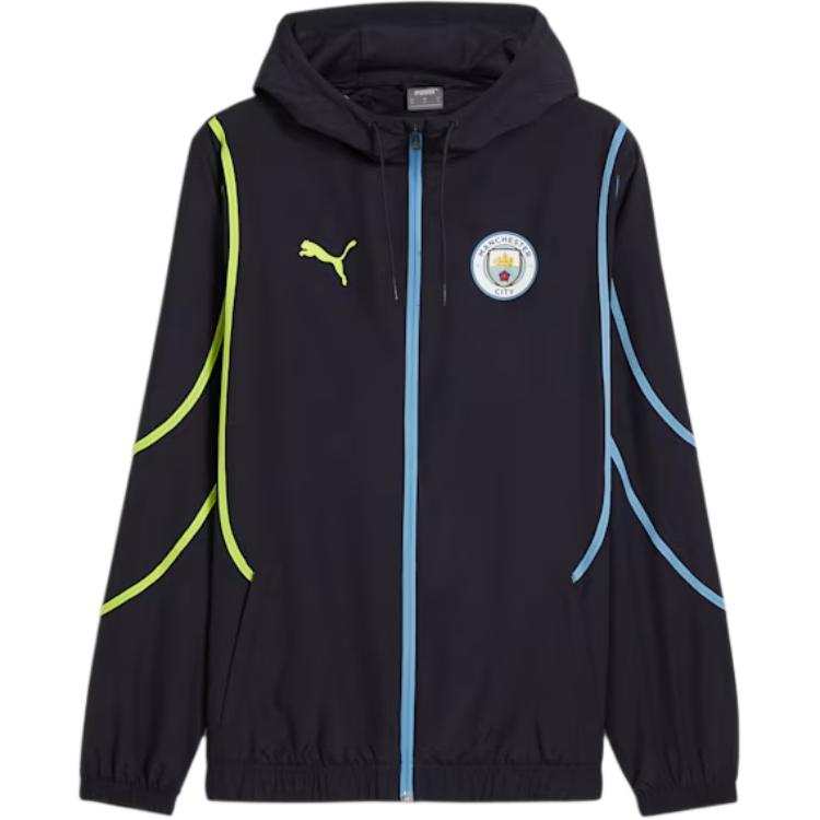 PUMA Manchester City SS24 Jackets & Coats Men's Marine Blue