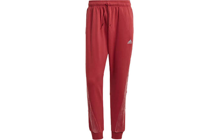 Adidas Adidas Knitted Sweatpants Men's Bright Pink Moderate Cuffed Pants