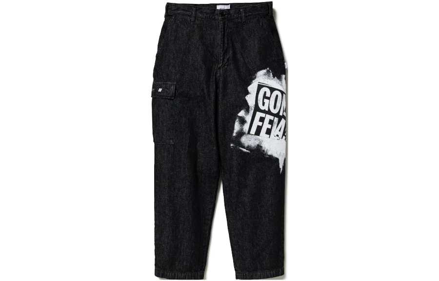 WTAPS Wtaps logo-print cotton trousers