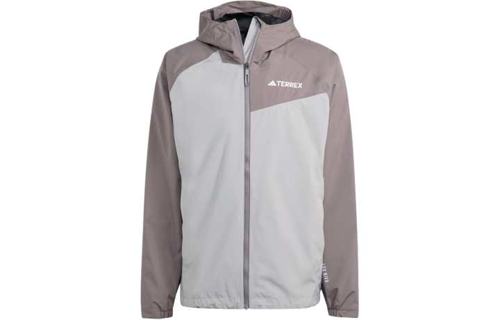 Adidas Adidas hooded colour-blocked jacket