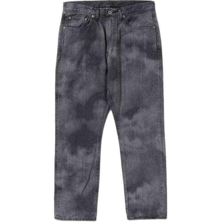 A BATHING APE Bape High Tone Bleach Regular Fit Denim Pants