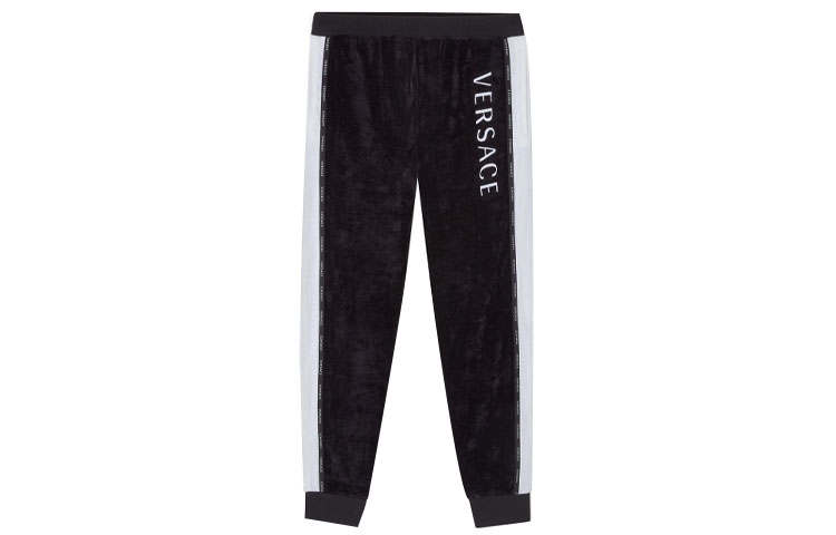 VERSACE 【Previous Season】logo stripe print track pants
