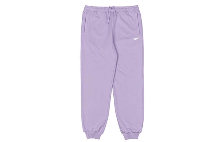 Nerdy Knitted Sweatpants Unisex Moderate Cuffed Pants