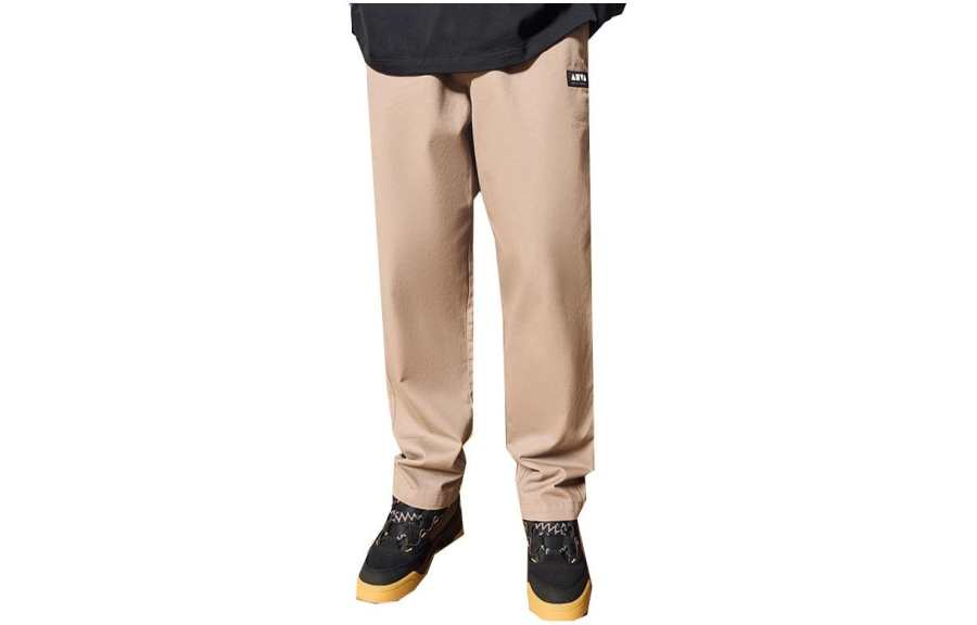 Anta Sports Life Collection Knitted Sweatpants Unisex Linen Gray