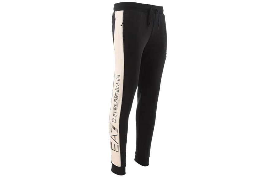 EMPORIO ARMANI EA7 Knitted Sweatpants Men's Black