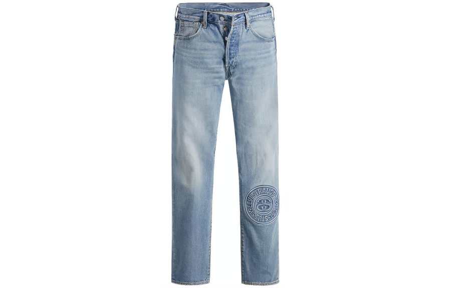 Stussy X Levi's Embossed 501 Jeans