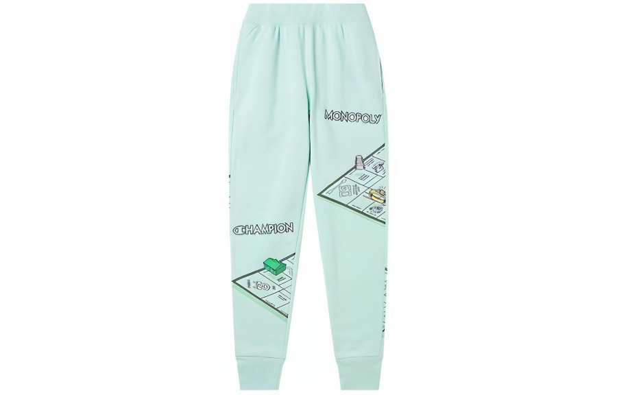 Champion Knitted Sweatpants Unisex Light Green