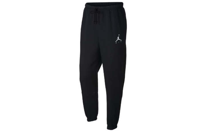 Jordan Jordan Jumpman Knitted Sweatpants Men's Black Moderate Cuffed Pants