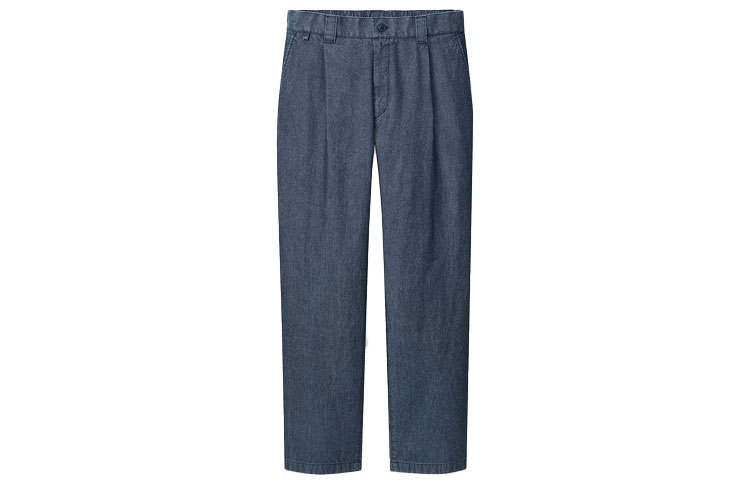 UNIQLO Jil Sander Casual Pants Men's Navy Blue